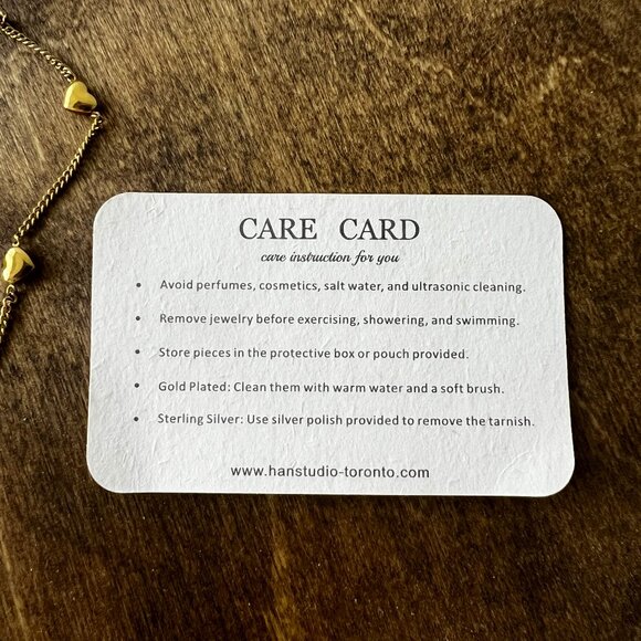 Gold Plated Heart Necklace - Picture 5 of 5